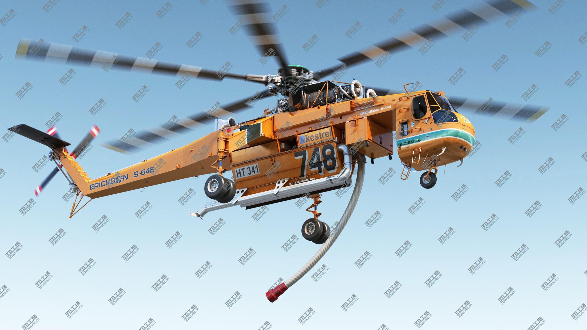 images/goods_img/20210313/Sikorsky S-64 Skycrane Firefighting Helicopter 3D model/5.jpg